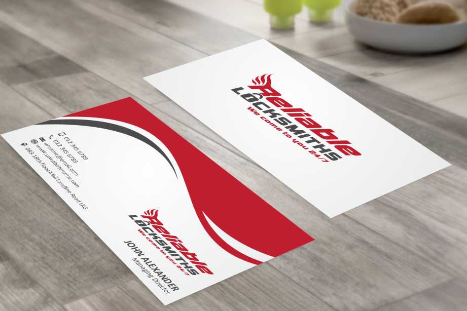 Business Card Design by szabist for reliable locksmiths | Design #5351085