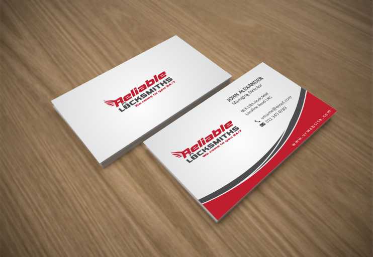 Business Card Design by szabist for reliable locksmiths | Design #5351099