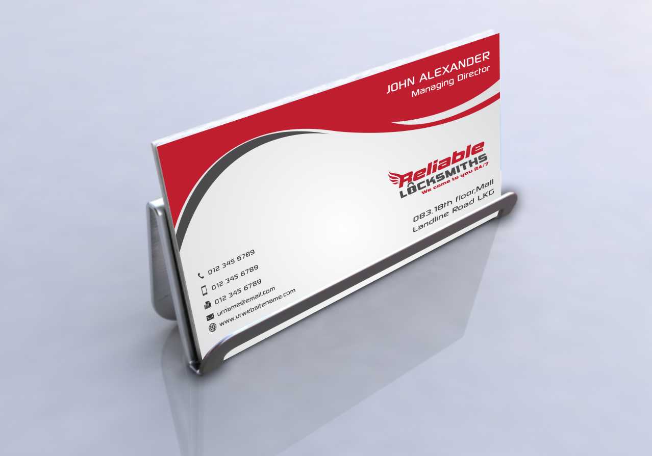 Business Card Design by szabist for reliable locksmiths | Design #5351102