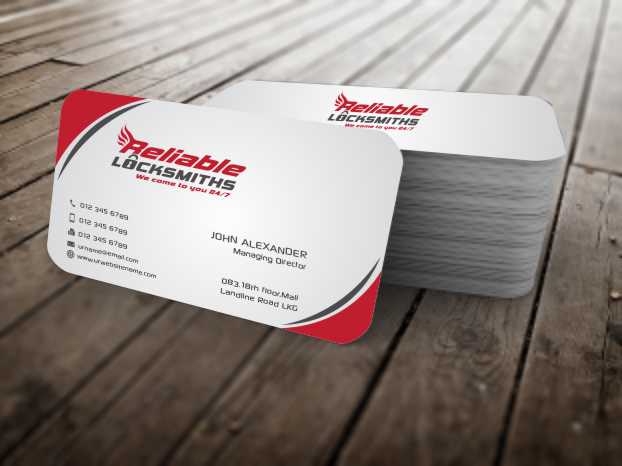 Business Card Design by szabist for reliable locksmiths | Design #5351103
