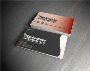 Business Card Design by Verified artistry (Design garden) for reliable locksmiths | Design: #5340685