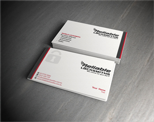 Business Card Design by Verified artistry (Design garden) for reliable locksmiths | Design: #5340699