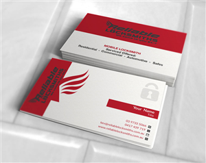 Business Card Design by Verified artistry (Design garden) for reliable locksmiths | Design: #5356925