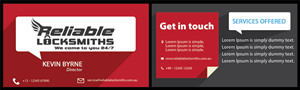 Business Card Design by Eminents Infosoft for reliable locksmiths | Design: #5317810