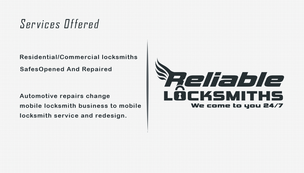 Business Card Design by razamustafaa for reliable locksmiths | Design #5327144