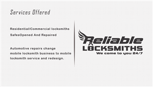 Business Card Design by razamustafaa for reliable locksmiths | Design: #5327144