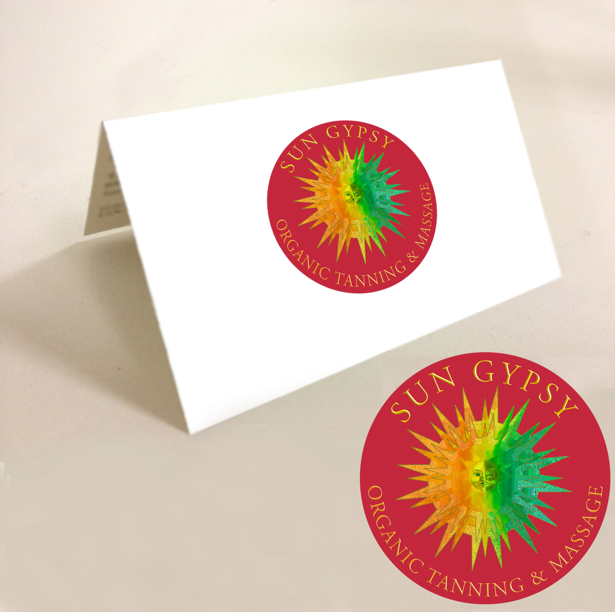Diseño de Logo por Dawn Larder para Sun Gypsy Organic Tanning & Massage | Diseño #5326070