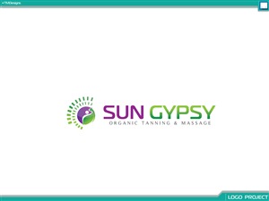 Logo Design by ARTMD for Sun Gypsy Organic Tanning & Massage | Design: #5337416