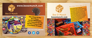 Postcard Design by Venus L. Penaflor for Box O'' Munch | Design #5331387