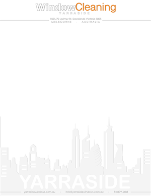 Letterhead Design by laranasifoglu for Flash Window Cleaning | Design #5317923