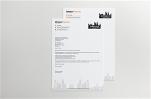 Letterhead Design by Jieyun for Flash Window Cleaning | Design: #5345927