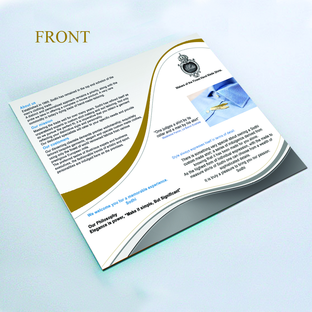 Brochure Design by razamustafaa for this project | Design #5370085