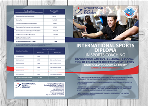 USSA ISD Sports Coaching Programme  | Design de Brochure par Victor_pro