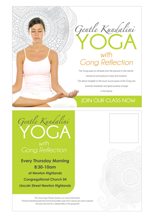 Postcard Design by ordelya.nicole for Gentle Kundalini Yoga | Design: #5332352