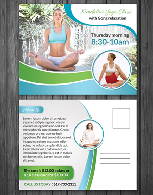 Diseño de Postal por debdesign para Gentle Kundalini Yoga | Diseño #5383714