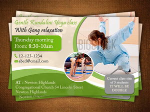 Diseño de Postal por ESolz Technologies para Gentle Kundalini Yoga | Diseño #5331190