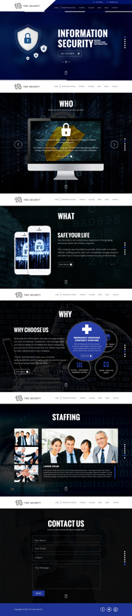 Cyber Security firm requires new branding and website design | Web Design by Ahmed @li