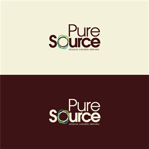 PureSource - Arizona Cannabis Delivery | Logo Design by B+