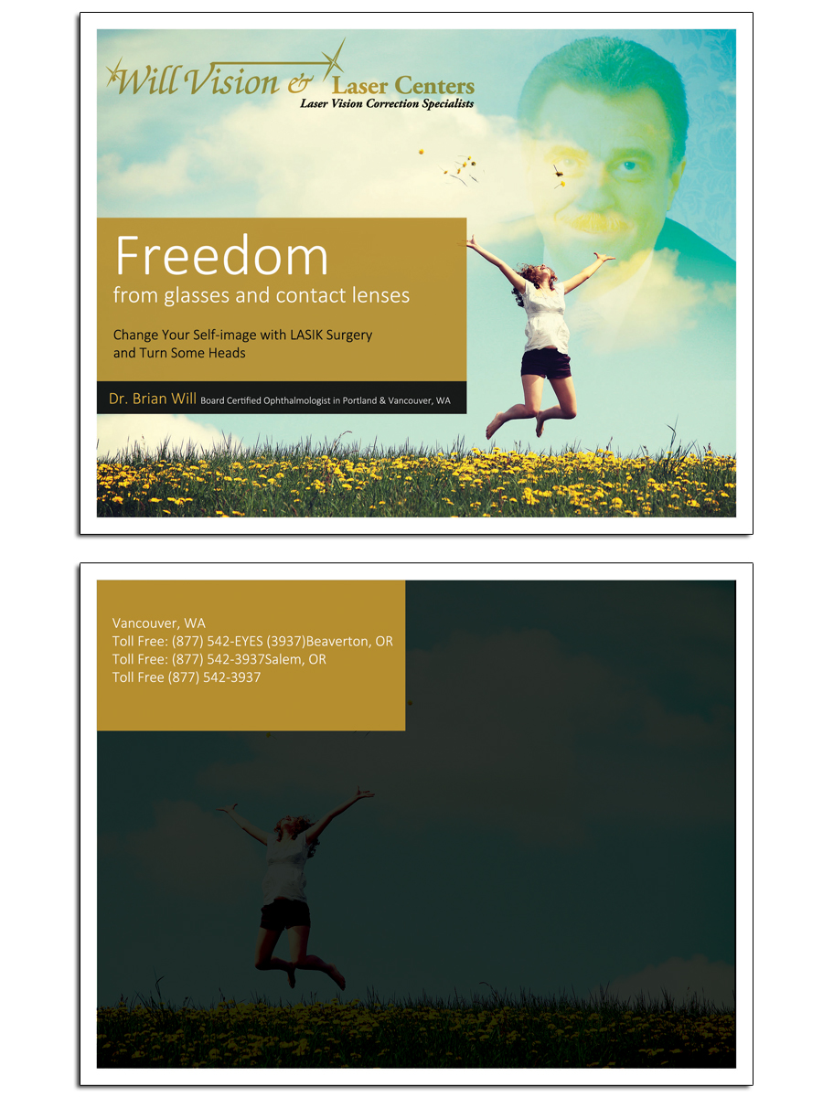 Design de Carte Postale par roopaljain pour Will Vision and Laser Centers | Design #5350797