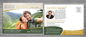 Design de Carte Postale par Sbss pour Will Vision and Laser Centers | Design : #5544483