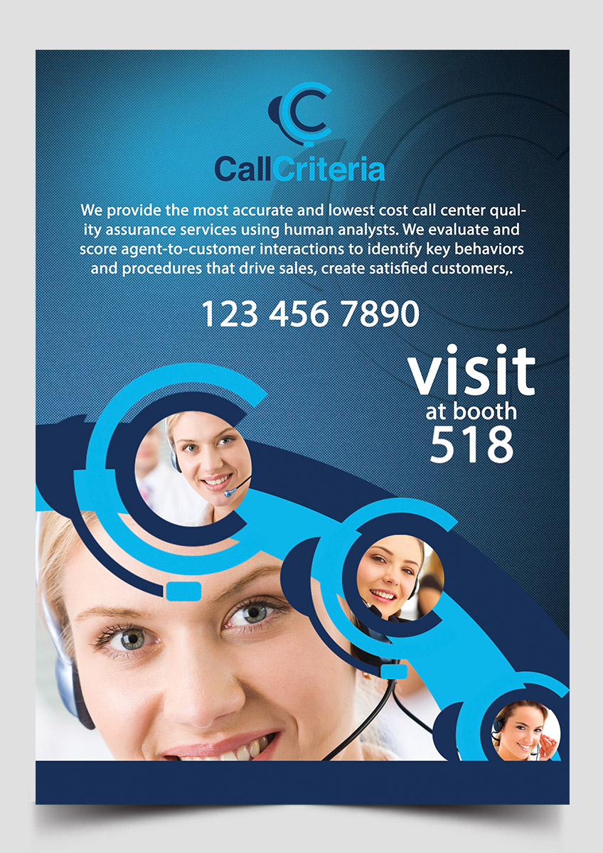 flyer design for call criteria by mediaproductionart design 5346379 call center flyer design