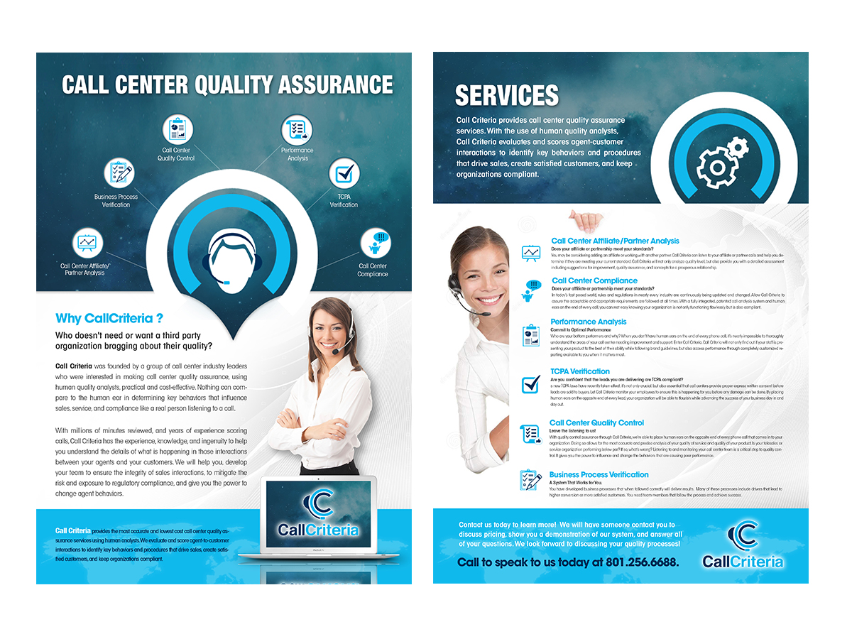 Diseño de Flyer por jeffdefy para Call Criteria | Diseño #5323275
