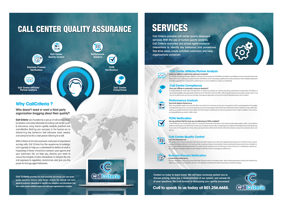 Flyer Design by jeffdefy for Call Criteria | Design #5330820