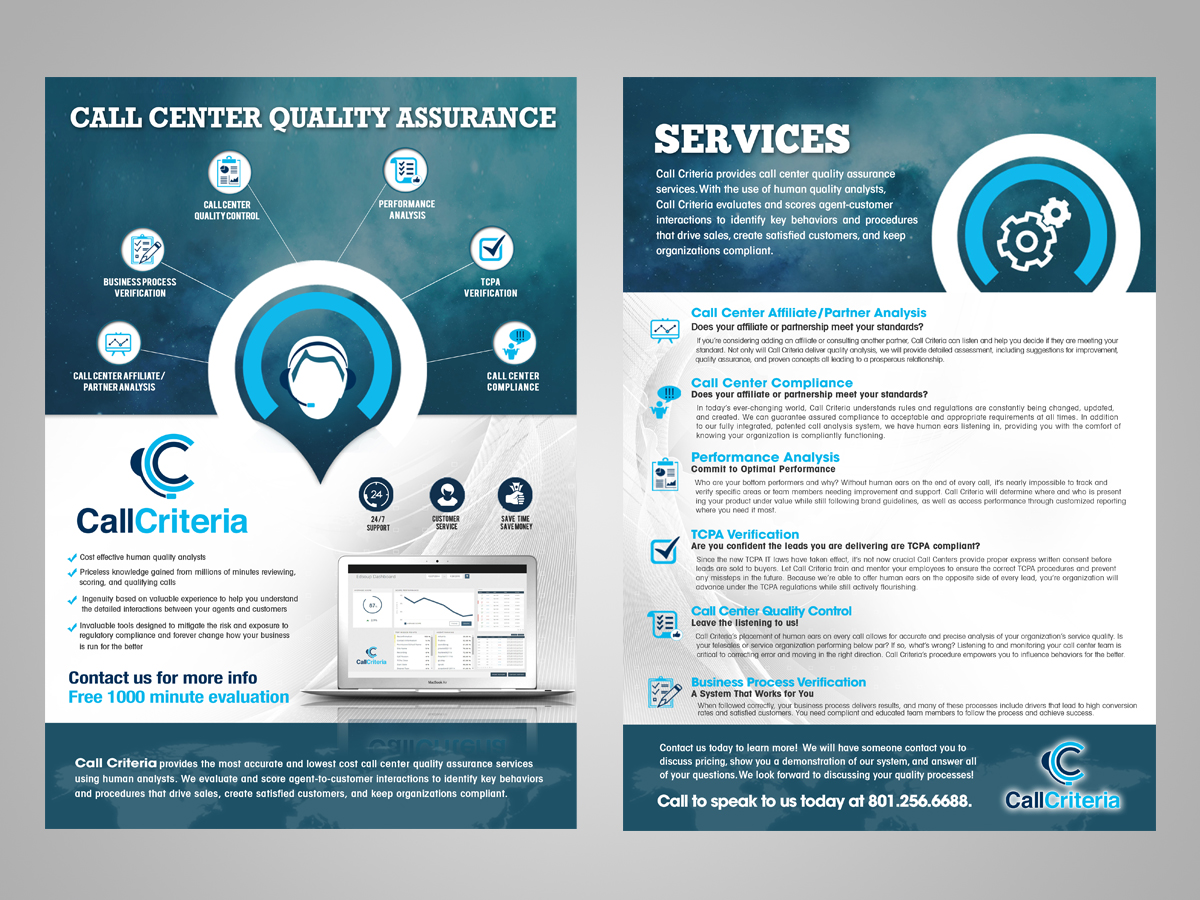 Design de Flyer par jeffdefy pour Call Criteria | Design : #5417466