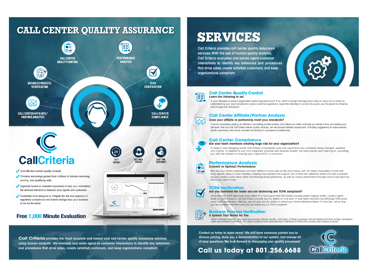Flyer Design by jeffdefy for Call Criteria | Design #5438633
