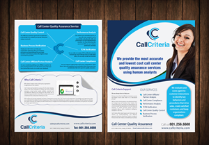 Design de Flyer par meet007 pour Call Criteria | Design : #5379178