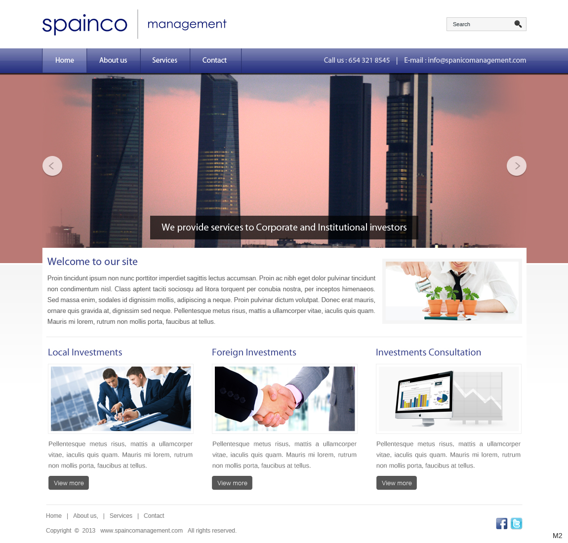 Web-Design von pb für Spainco Management S.L. | Design #1599676
