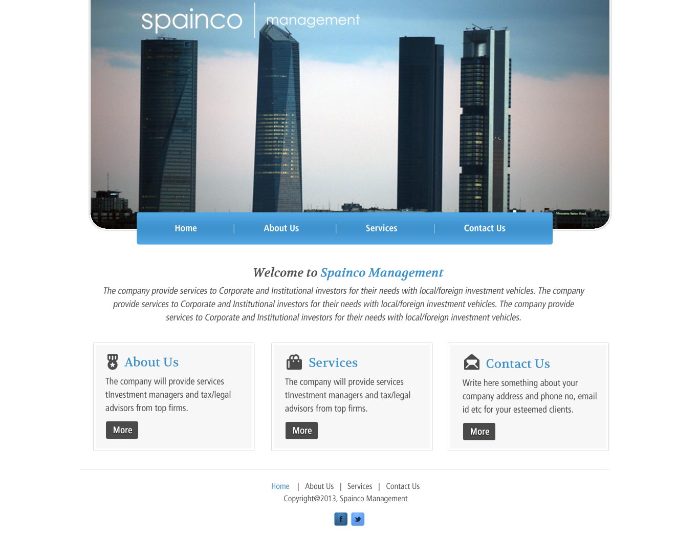 Web-Design von UniqueDesignz für Spainco Management S.L. | Design #1600120