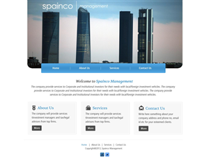 Web Design par UniqueDesignz pour Spainco Management S.L. | Design : #1600120
