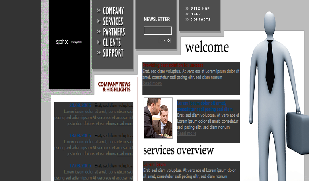 Web Design by BenQ for Spainco Management S.L. | Design #1591906
