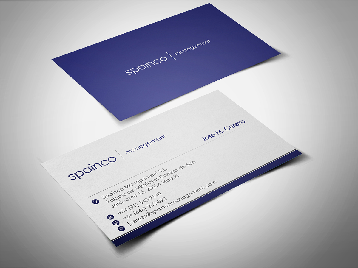 Stationery Design by BrandWar for Spainco Management S.L. | Design #1569533