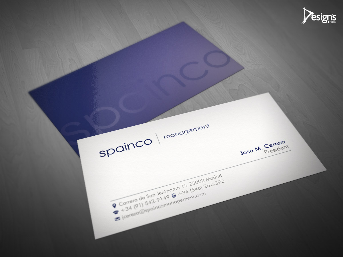 Stationery Design by DesignsTRIBE for Spainco Management S.L. | Design #1568340