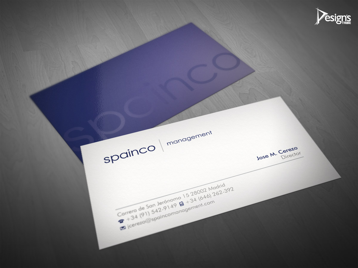 Stationery Design by DesignsTRIBE for Spainco Management S.L. | Design #1591760