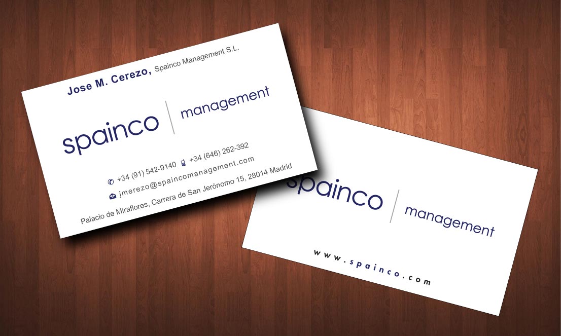 Stationery Design by Sbss for Spainco Management S.L. | Design #1593864
