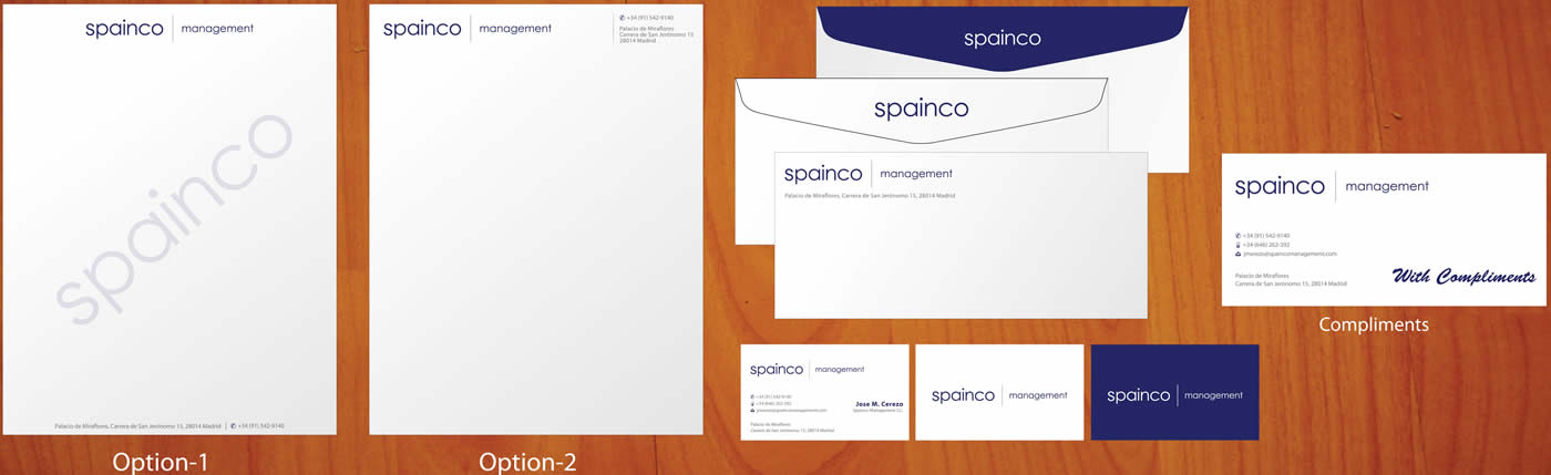 Stationery Design by Sbss for Spainco Management S.L. | Design #1596469