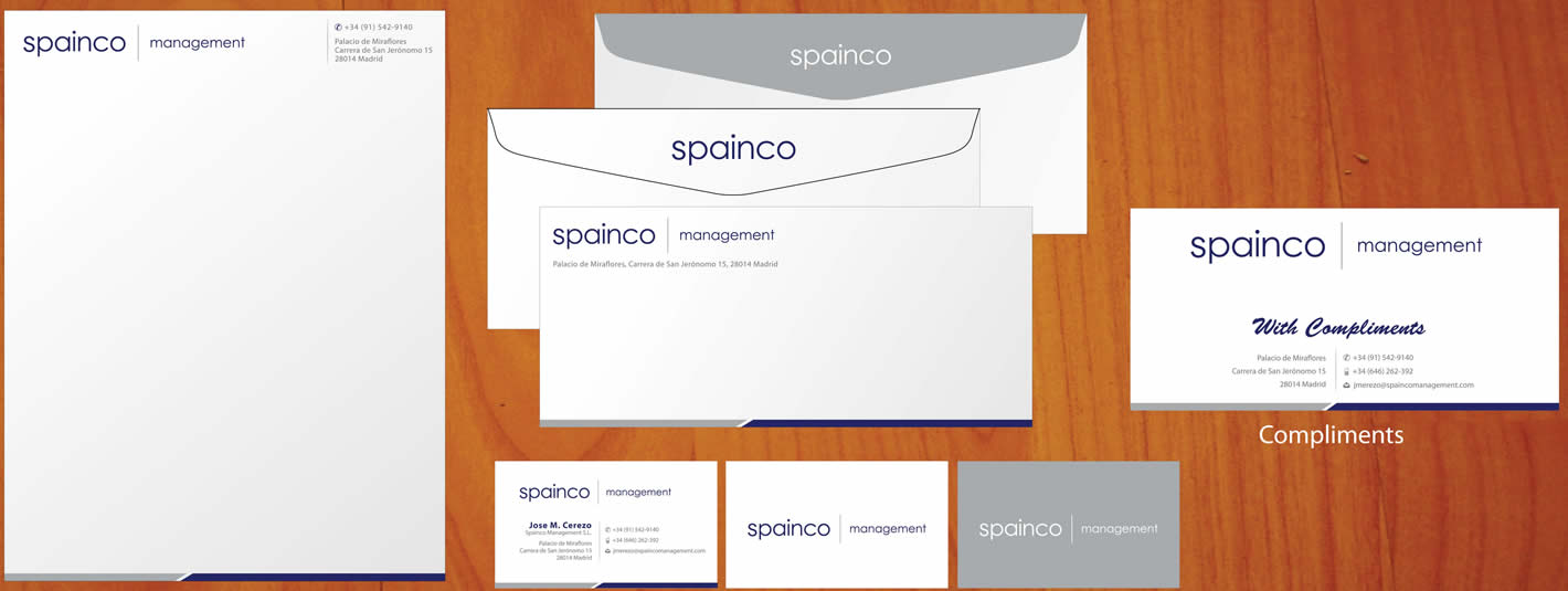 Stationery Design by Sbss for Spainco Management S.L. | Design #1596582