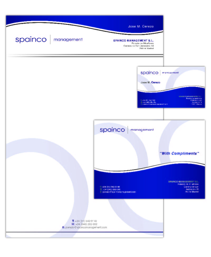 Design de Papeterie par samanthapaterson1 pour Spainco Management S.L. | Design #1581634