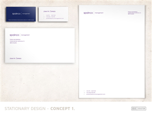 Design de Papeterie par 88 creaction pour Spainco Management S.L. | Design #1587891