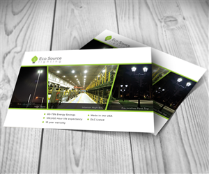 Postcard Design by Sandaru for Eco Source Lighting | Design: #5341972