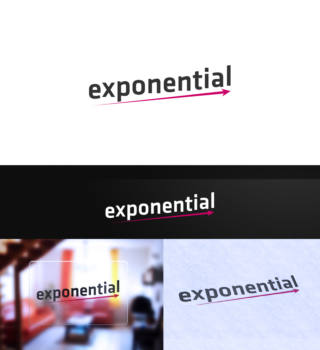 Logo Design by JohnM. for Exponential Group Pty. Ltd. | Design #1486033