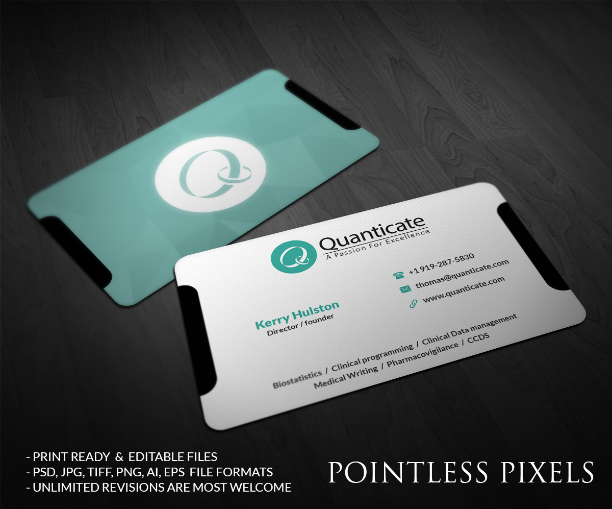 Visitenkarten-Design von Pointless Pixels India für dieses Projekt | Design #5335420