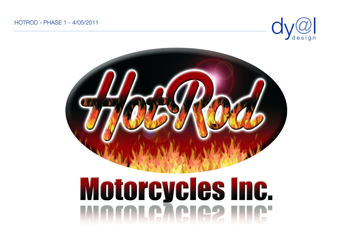 Logo Design by Dyal Design for Hotrod Motorcycles Inc. | Design #277289