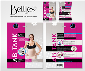 Packaging for an awesome new product called the AB Tank (After Baby Tank) for postpartum moms