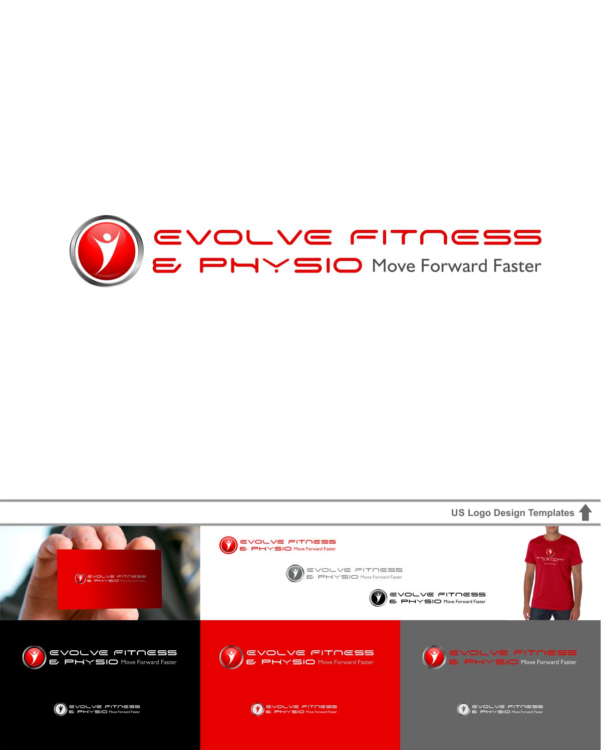 Logo Design by DesignMX (Renan Mejia) for Evolve Fitness & Physio | Design #5336075