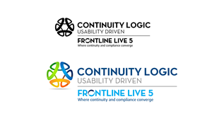 Continuity Logic- Usability Driven  Frontline Live 5  Where continuity and compliance converge | Logo Design by graphica