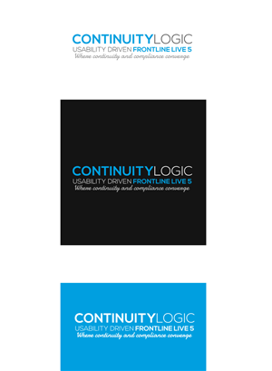 Continuity Logic- Usability Driven  Frontline Live 5  Where continuity and compliance converge | Logo Design by logo_s